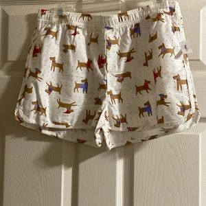 NWT! GAP flannel pj shorts
